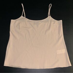 Donna Karan New York Womens Beige Cream Spaghetti Strap Camisole Top Size XL